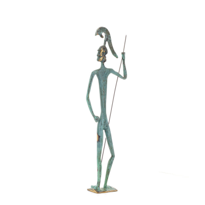 Achilles: den osÃ¥rbara krigaren och kungen av Myrmidonerna 42 cm helkroppsstaty bronsprydnad, antikens Grekland Brons 3 - grifon