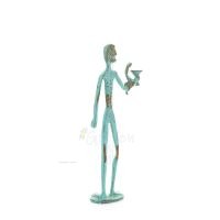 Asclepius: The God of Medicine, 24cm Full Body Statue Bronze Ornament, Ancient Greece Bronze 3 - grifon.se 