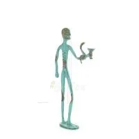 Asclepius: The God of Medicine, 24cm Full Body Statue Bronze Ornament, Ancient Greece Bronze 4 - grifon.se 