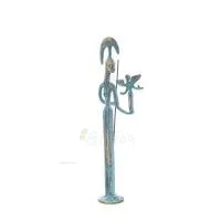Athena or Athana or Athens: The goddess of wisdom 24cm with a spear, helmet inspired by the sculptural artwork of Phidias. Bronz