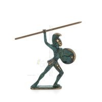 Achilles: den osÃ¥rbara krigaren och kungen av myrmidonerna 10 cm helkroppsstaty bronsprydnad, antikens Grekland Brons 1 - grifon