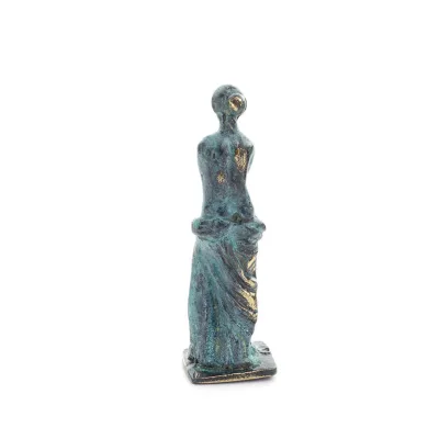 Afrodite: Kärlekens och skönhetens gudinna 10 cm helkroppsstaty Brons Ornament, antikens Grekland Brons 4 - grifon.se 