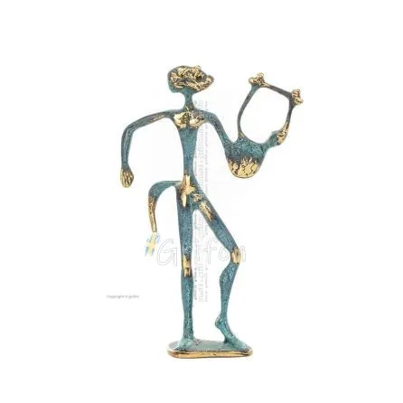 Apollo, the god of music, light, and protector of the arts in two designs, Full-body bronze decorative statue Bronze 1 - grifon.