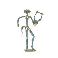 Apollo, musikens, ljusets och konstens beskyddare i tvÃ¥ motiv, helfigurs bronsskulptur som dekoration Brons 1 - grifon.se 