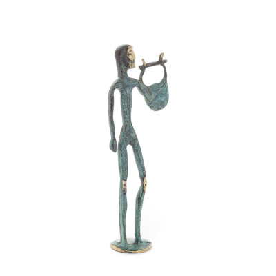 Apollo, the god of music, light, and protector of the arts in two designs, Full-body bronze decorative statue Bronze 8 - grifon.