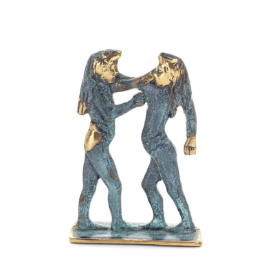 Boxning antik grekisk skulptur Boxare helkroppsstaty brons prydnad Brons 1 - grifon.se 