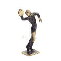 Discus Thrower: Young Athlete, Olympic Games Symbol 12cm Full Body Statue Bronze Ornament, Ancient Greece Bronze 5 - grifon.se 