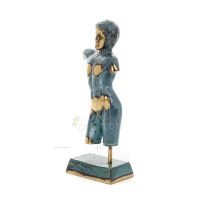 TonÃ¥ring: Ung man, fri medborgare, Skulptur 195x7,5 cm Helkroppsstaty Dekorativ brons, antikens Grekland Brons 2 - grifon.se 