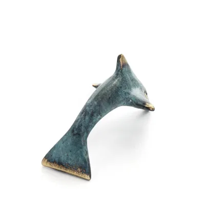 Dolphin: symbol of freedom, joy, strength, harmony 6x10.5cm Full body statue Bronze decoration Bronze 3 - grifon.se 