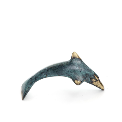 Dolphin: symbol of freedom, joy, strength, harmony 6x10.5cm Full body statue Bronze decoration Bronze 4 - grifon.se 