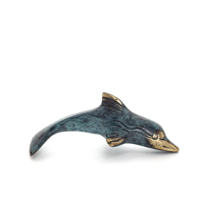 Dolphin: symbol of freedom, joy, strength, harmony 3x9cm Full Body Statue Bronze Ornament Bronze 4 - grifon.se 