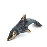 Dolphin: symbol of freedom, joy, strength, harmony 3x9cm Full Body Statue Bronze Ornament Bronze 5 - grifon.se 