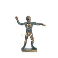 Zeus eller Zeus: himlens gud, blixten, lagen, åskan, 10x8 cm helkroppsstaty bronsprydnad, antikens Grekland Brons 1 - grifon.se 