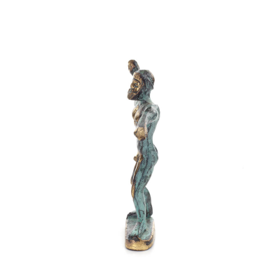 Zeus eller Zeus: himlens gud, blixten, lagen, Ã¥skan, 10x8 cm helkroppsstaty bronsprydnad, antikens Grekland Brons 3 - grifon.se 