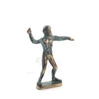 Zeus or Zeus: God of Heaven, Lightning, Law, Thunder, 10x8cm Full Body Statue Bronze Ornament, Ancient Greece Bronze 5 - grifon.