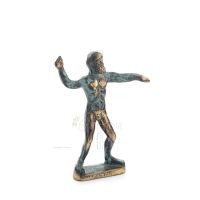 Zeus eller Zeus: himlens gud, blixten, lagen, Ã¥skan, 10x8 cm helkroppsstaty bronsprydnad, antikens Grekland Brons 5 - grifon.se 