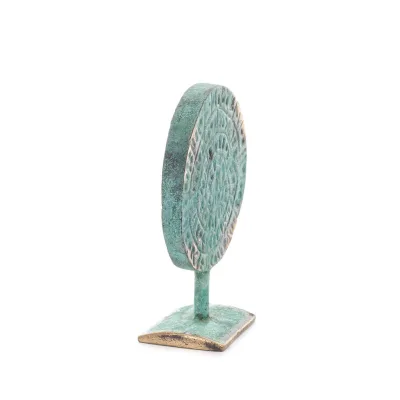 Phaistos Disc: The Unsolved Mystery, 9 cm bronsprydnad, minoisk civilisation, antikens Grekland Brons 4 - grifon.se 