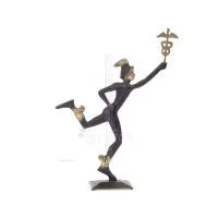 Hermes: The messenger of the gods, from sculpture 27.5x19cm Full body statue Bronze decorative, ancient Greece Bronze 3 - grifon