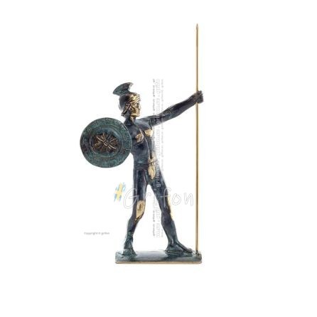 Hector or Hector The Mightiest Warrior of the Trojans, 16x8cm Full Body Statue Bronze Ornament, Ancient Greece Bronze 1 - grifon