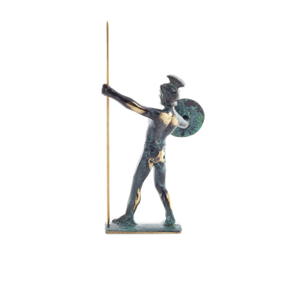 Hector or Hector The Mightiest Warrior of the Trojans, 16x8cm Full Body Statue Bronze Ornament, Ancient Greece Bronze 4 - grifon