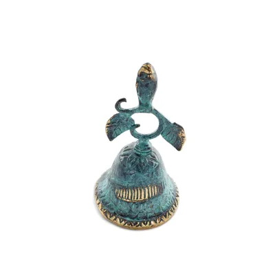 Klocka liten 11x6cm Helkroppsstaty Bronsdekoration Brons 1 - grifon.se 
