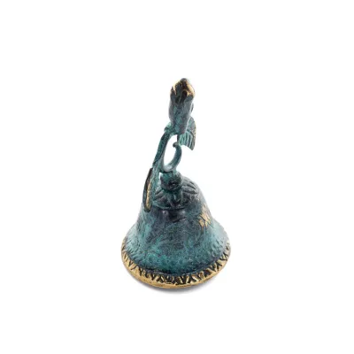 Klocka liten 11x6cm Helkroppsstaty Bronsdekoration Brons 3 - grifon.se 
