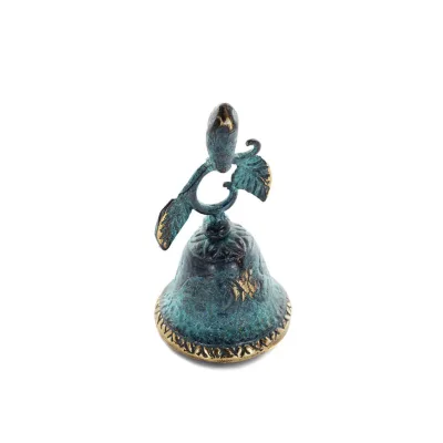 Klocka liten 11x6cm Helkroppsstaty Bronsdekoration Brons 4 - grifon.se 