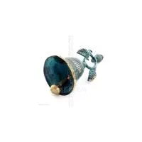 Klocka liten 11x6cm Helkroppsstaty Bronsdekoration Brons 6 - grifon.se 