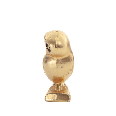 Owl or Glaucus: the sacred bird, symbol of wisdom, prudence, L4 6x3cm Full body statue Bronze decoration Bronze 9 - grifon.se 