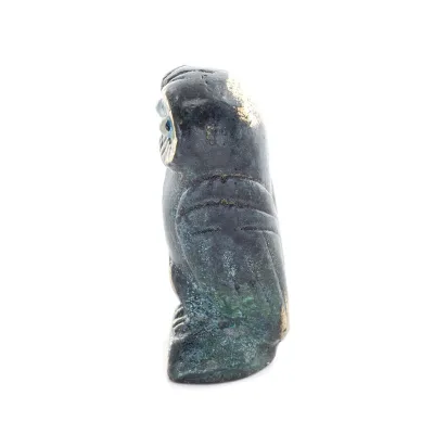 Owl or Glaucus: the sacred bird, symbol of wisdom, prudence, prey 6x2cm Full body statue Bronze decorative Bronze 2 - grifon.se 