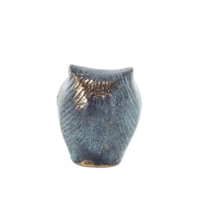 Owl or Glaucus: the sacred bird, symbol of wisdom, prudence, bubble a 5x4cm Full body statue Bronze decoration Bronze 3 - grifon