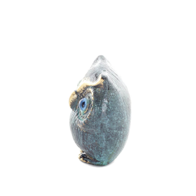 Uggla eller Glaucus: den heliga fÃ¥geln, symbol fÃ¶r visdom, fÃ¶rsiktighet, bubbla 6x5cm Helkroppsstaty Bronsdekoration Brons 2 - g