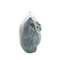 Owl or Glaucus: the sacred bird, symbol of wisdom, prudence, bubble 6x5cm Full body statue Bronze decoration Bronze 4 - grifon.s