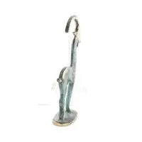 Kri-Kri 14x7cm Helkroppsstaty Bronsdekoration Brons 2 - grifon.se 