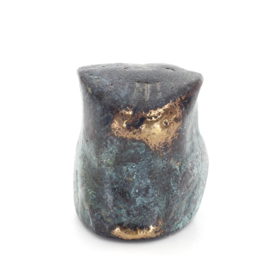 Uggla eller Glaucus: den heliga fÃ¥geln, symbol fÃ¶r visdom, fÃ¶rsiktighet, skulptur ny 3x2cm helkroppsstaty Brons dekorativ Brons 