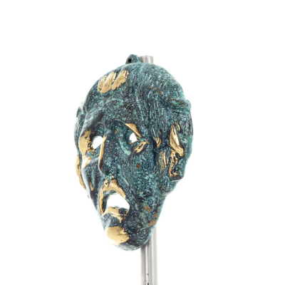 Owl or Glaucus: the sacred bird, symbol of wisdom, prudence, giant 8x5cm Full body statue Bronze decoration Bronze 2 - grifon.se