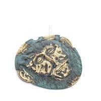 Owl or Glaucus: the sacred bird, symbol of wisdom, prudence, giant oblique 9x6cm Full body statue Bronze decoration Bronze 3 - g