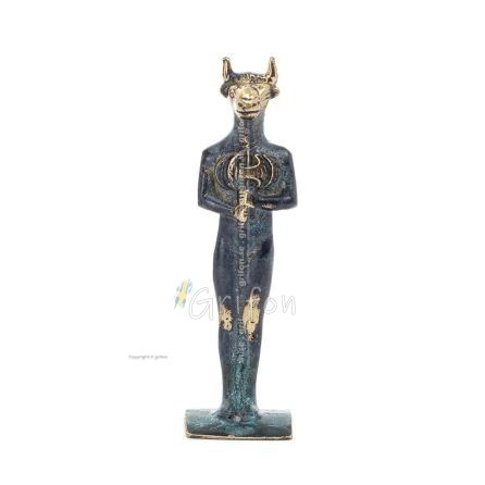 Minotaur: Plasma, son till Pasiphae drottning av Knossos, minoisk civilisation 14 cm helkroppsstaty Brons dekorativ Brons 1 - gr