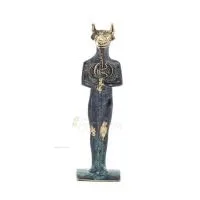 Minotaur: Plasma, the son of Pasiphae queen of Knossos, Minoan civilization 14cm Full body statue Bronze decorative Bronze 1 - g
