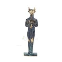 Minotaur: Plasma, son till Pasiphae drottning av Knossos, minoisk civilisation 14 cm helkroppsstaty Brons dekorativ Brons 1 - gr