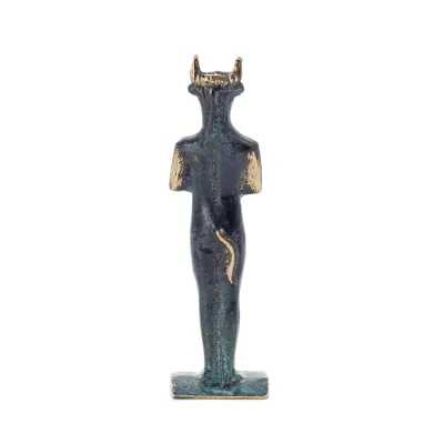 Minotaur: Plasma, the son of Pasiphae queen of Knossos, Minoan civilization 14cm Full body statue Bronze decorative Bronze 4 - g
