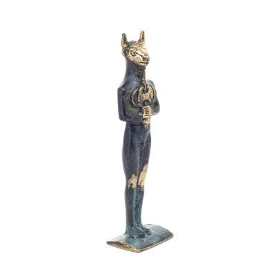 Minotaur: Plasma, the son of Pasiphae queen of Knossos, Minoan civilization 14cm Full body statue Bronze decorative Bronze 5 - g