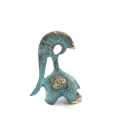 Headdress, from ancient and medieval soldiers small 8x3cm Bronze ornament, ancient Greece Bronze 5 - grifon.se 