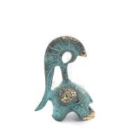 Headdress, from ancient and medieval soldiers small 8x3cm Bronze ornament, ancient Greece Bronze 5 - grifon.se 