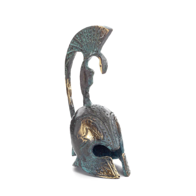 Headdress, from ancient and medieval soldiers medium 12x5cm Bronze ornament, ancient Greece Bronze 5 - grifon.se 