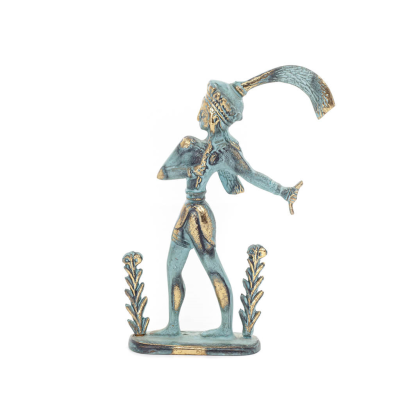 The Prince with the Lilies, Minoan Civilization Large 17x11cm Full Body Statue Bronze Ornament Bronze 1 - grifon.se 