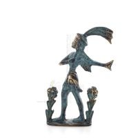 The Prince with the Lilies, Minoan Civilization Small 12x7cm Full Body Statue Bronze Ornament Bronze 1 - grifon.se 