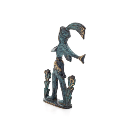 The Prince with the Lilies, Minoan Civilization Small 12x7cm Full Body Statue Bronze Ornament Bronze 2 - grifon.se 
