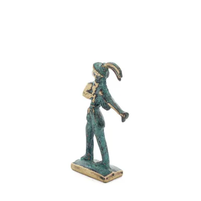 The Prince with the Lilies Minoan Civilization Mini 6x4cm Full Body Statue Bronze Ornament Bronze 2 - grifon.se 
