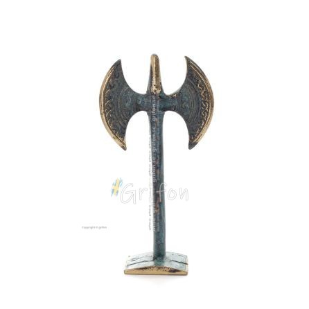 Double Pelekis: The Sanctuary, för rituella offer 12x6cm Brons prydnad, minoisk civilisation, antikens Grekland Brons 1 - grifon